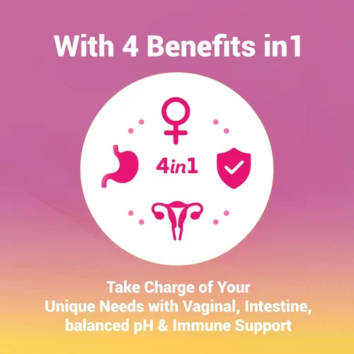 Miniatura 4 de Her Juicy Gomitas Probióticas para Mujeres: Apoyan el Bienestar Femenino y el Equilibrio del pH, Veganas Naturales, Sabor Piña, Mezcla