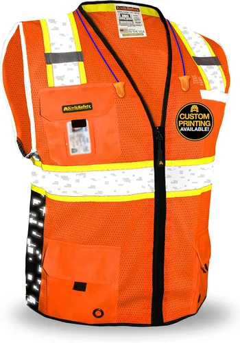 KwikSafety - Chaleco de seguridad BIG KAHUNA | Base y edición limitada | Chaleco reflectante clase 2 ANSI OSHA chaleco de seguridad para hombres