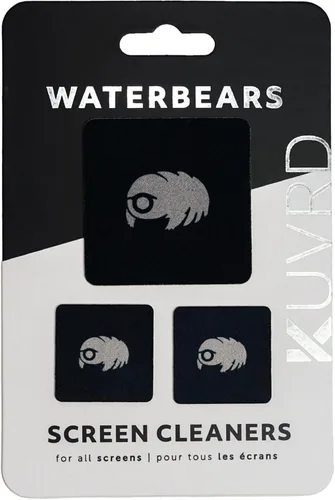 Miniatura 8 de KUVRD Waterbear - Limpiadores de pantalla universales - Herramientas de limpieza diminutas para tus lentes y pantallas - Pack de 4