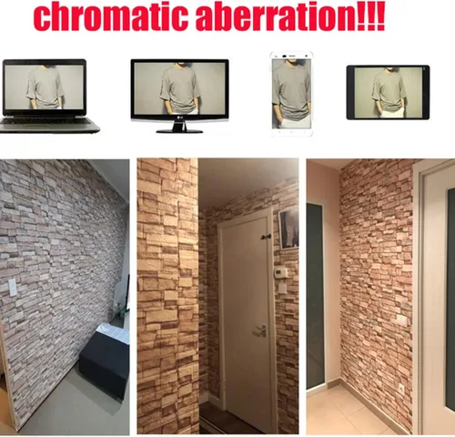 Miniatura 4 de Pegatinas de pared de ladrillo de espuma XPE con textura 3D de 13.78 x 30.31 pulgadas, papel tapiz de ladrillo sintético, paneles de pared Estilo 1
