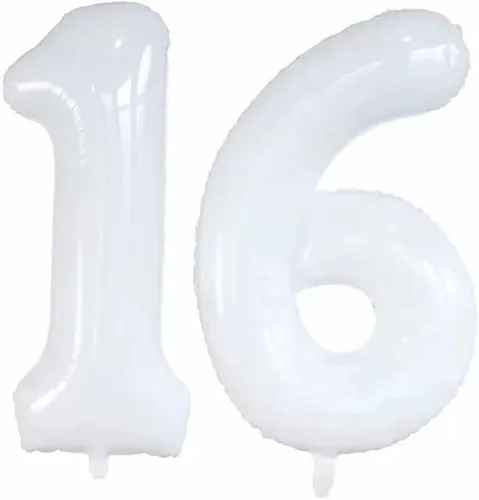 Miniatura 306 de Goer, conjunto de globos de papel aluminio para decoraciones de cumpleaños, globos de las letras de feliz cumpleaños y de números Oro