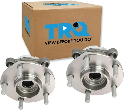 Miniatura 176 de TRQ Juego de conjunto de rodamiento de rueda delantera y buje de 2 piezas Compatible con Chevrolet Cobalt 2005-2010 HHR 2006-2011 Pontiac G5