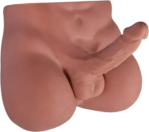 ferch Muñeca sexual realista para mujeres, masturbador unisex con consolador flexible y entrada anal apretada, juguetes sexuales para adultos, 12.2
