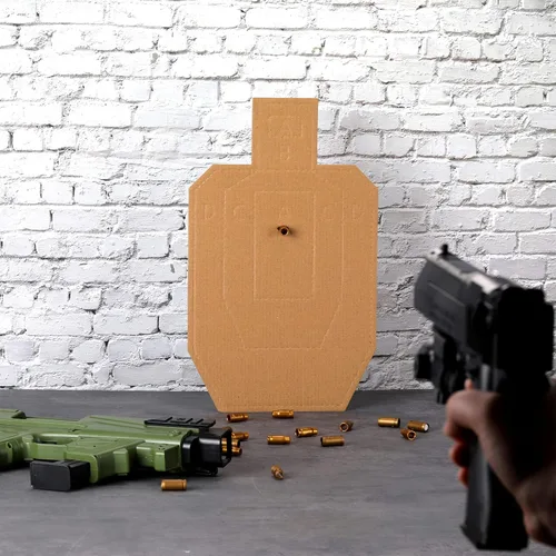 Miniatura 3 de Hungdao 40/100 Piezas Objetivos de Cartón IPSC para Tiro Objetivos de Silueta Clásica para el Campo de Tiro Práctica Táctica Competiciones