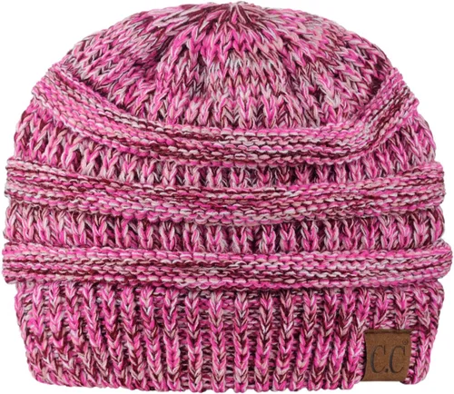 Miniatura 207 de C.C Trendy Warm Chunky Soft Stretch Cable Knit Beanie