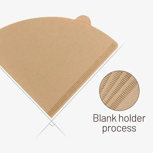 Miniatura 8 de Clinuse Filtros de café en cono #2, 100 unidades sin blanquear tamaño 02, filtros de papel natural desechables de 2 a 4 tazas, 02 filtros de cono