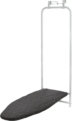 Miniatura 11 de Household Essentials Tabla de planchar sobre la puerta, cierre automático, delgada y compacta, perfecta para espacios pequeños, incluye cubierta