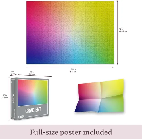 Miniatura 4 de Puzle Gradient de 1000 partes para adultos