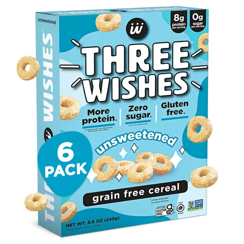 Miniatura 17 de Three Wishes Cereal Sin Granos y Con Proteína - Cereal de Desayuno Saludable, Bajo en Azúcar y Sin Gluten - Bajo en Carbohidratos, a Base