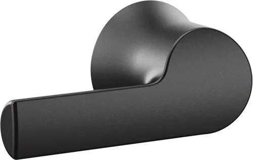 Moen Doux YB0201BL - Manija decorativa para tanque de inodoro, color negro mate de 4.25 pulgadas Mate negro