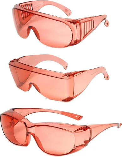 Miniatura 3 de Calabria 6000 gafas de seguridad de ajuste grande para hombres y mujeres, gafas de ajuste para hombres y mujeres, envolventes, tintadas, antivaho