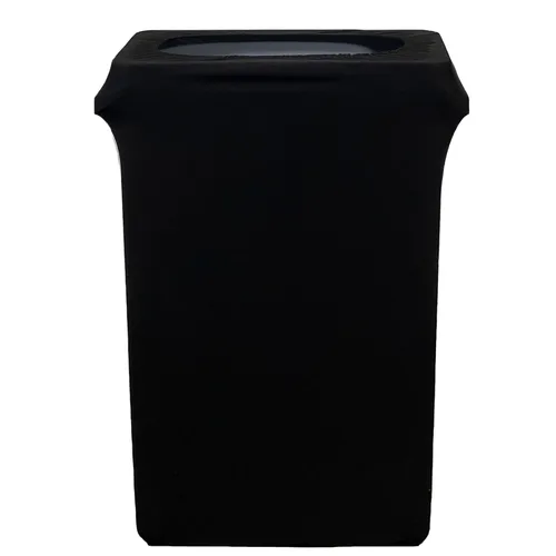 Miniatura 7 de YOUR CHAIR COVERS - Cubierta ajustada elástica de spandex para bote de basura/contenedor de desechos de 32 galones - Blanco