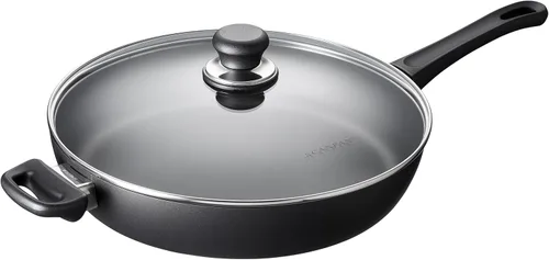 Miniatura 19 de Scanpan Sartén antiadherente clásica de 3.25 cuartos (11 pulgadas) con tapa, compatible con estufas de gas y eléctricas, apta para utensilios