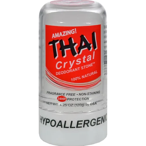 Desodorante tailandés Piedra desodorante de cristal – 4.25 oz (paquete de 3)