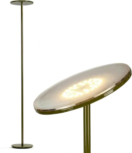 Miniatura 19 de Brightech Lámpara de pie Sky LED, lámpara de pie Torchiere súper brillante para decoración de sala de estar y oficina - lámpara de pie regulable
