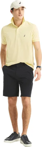 Miniatura 36 de Nautica playera polo clásica de mangas cortas, color sólido, para hombre