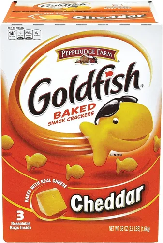 Miniatura 5 de Pepperidge Farm Goldfish, Cheddar, bolsas de 1.5 onzas (paquete de 72)