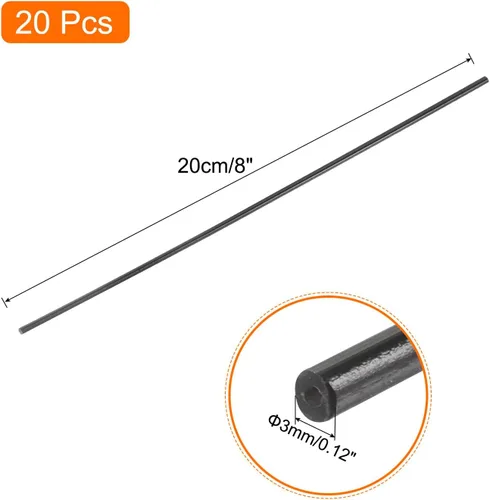 Miniatura 2 de MECCANIXITY 20 varillas de soldadura de plástico de 8 pulgadas, tiras de soldadura PP, varillas de soldador para soldador de plástico, parachoques