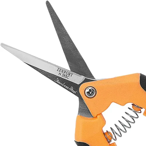 Miniatura 3 de Zenport Podadora curvada hidropónica de Microblade H355C, hoja de acero inoxidable