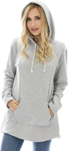Miniatura 2 de Bearsland - Sudadera de lactancia y maternidad para mujer, con bolsillos y capucha