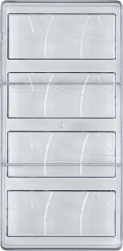 Miniatura 2 de Restaurantware Pastry Tek Molde para Barra de Chocolate de 10.8 x 5.3 Pulgadas 1 Molde de Chocolate Apto para Lavavajillas - 4 Cavidades Molde