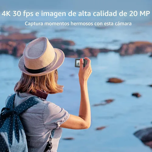 Miniatura 4 de AKASO Brave 7 Cámara de acción 4K30FPS 20MP con tarjeta de memoria MicroSDXC U3 de 64 GB, cámara impermeable con pantalla táctil IPX8 33 pies EIS