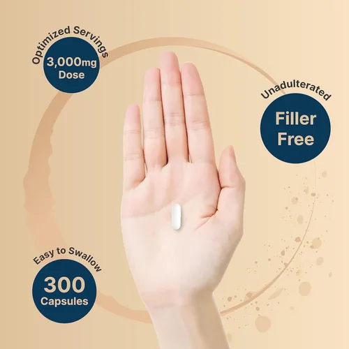 Miniatura 5 de NatureBell Cápsulas de monohidrato de creatina de 3,000 mg por porción, 300 unidades Píldoras de creatina micronizadas y sin sabor Soporte