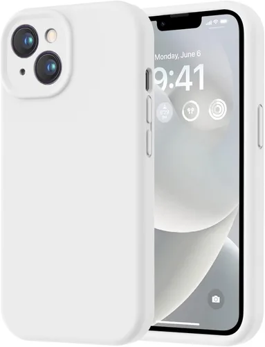 Miniatura 369 de LOVE 3000 Compatible con Funda para iPhone 15, [Cámara de Cobertura Completa de Silicona Suave] [Protección contra Caídas de 8 pies], Forro de Negro