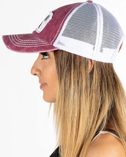 Miniatura 3 de Funky Junque Gorra de béisbol unisex con parche vintage y estilo camionero para papá