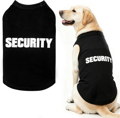 Miniatura 16 de BINGPET Camisas de Perro Policía, Camiseta de Perro Suave de Algodón, Traje Transpirable y Ligero para Perro Camiseta Sin Mangas Chaleco, Ropa