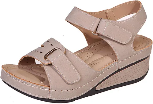 Miniatura 9 de Ladmiple - Sandalias ortopédicas para mujer, fascitis plantar, soporte de talón de arco, para verano, para caminar, sandalias ortopédicas Amarillo