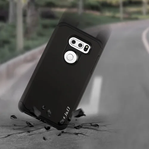 Miniatura 8 de LG V30 Caso, [ArmorBox] [Dual Layer] híbrido prueba de golpes Rugged Case de Protección para LG V30 de J & D, Negro