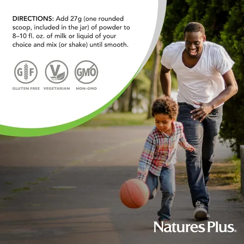 Miniatura 6 de NaturesPlus Energy Shake - 1.7 libras - 0.56 oz de proteína a base de plantas por porción - Contiene enzimas que apoyan la digestión - Sin azúcar