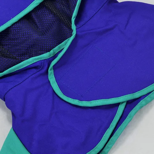 Miniatura 4 de RIVERWELD Capucha de soldadura Tela ignífuga para soldadores Match Soldadura Casco de soldadura Color azul Equipo de seguridad de trabajo Protección