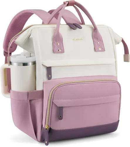 Miniatura 25 de LOVEVOOK Mochila para Laptop para Mujeres, Mochilas de Trabajo y Negocios de 17 Pulgadas Bolso con Gran Capacidad, Bolsa de Enfermera Impermeable