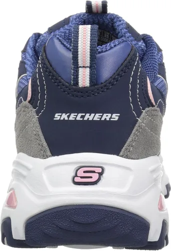 Miniatura 3 de Skechers D'Lites - Tenis de espuma viscoelástica con cordones para mujer