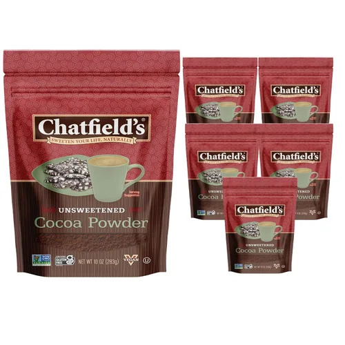 Miniatura 13 de Chatfield's Polvo de algarrobo premium, sin cafeína, apto para veganos, kosher, sin gluten y sin OMG, 16 onzas (paquete de 6)