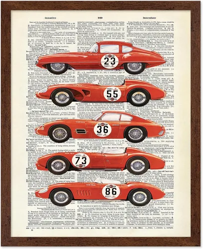 Miniatura 19 de Poster Master Póster de Arte del Diccionario - Impresión Retro de Mujer Soldadora - Arte de Sándwich de Queso a la Parrilla - Regalo para Ella