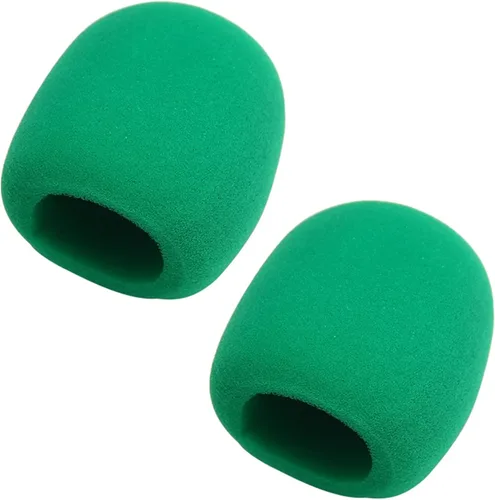 Miniatura 18 de Fielect 2 unids micrófono cubierta esponja espuma micrófono cubierta de micrófono de mano protección protección micro espuma filtro blanco