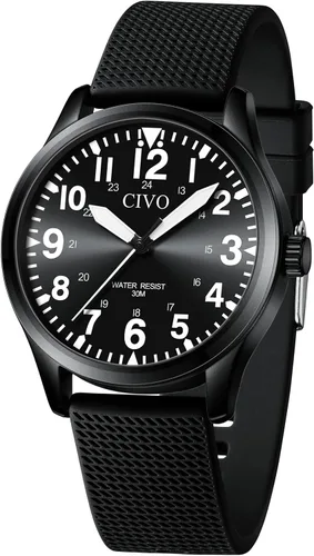 Miniatura 23 de CIVO Military Watch for Men Waterproof: Analog Mens Watches Classic- Field Wrist Watches for Man