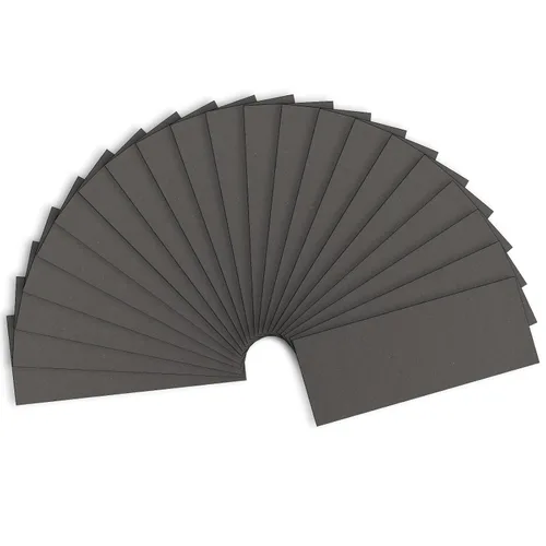 Miniatura 42 de Papel de lija de grano 120, hojas de lijado en seco y húmedo de 9 x 3.6 pulgadas para acabado de muebles de madera, lijado de metal y pulido