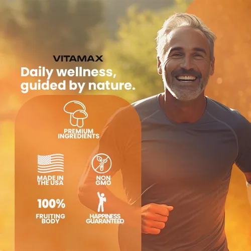 Miniatura 6 de Vitamax Champiñón de melena de leones, cola de pavo, Chaga y Reishi, Cordyceps Shiitake White Elm King Trompet Nameko Oyster Porcini Focus & Energy