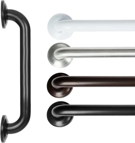 Miniatura 10 de Vive Barra de agarre para regaderas y duchas - Pasamanos de seguridad para baño para personas mayores y discapacitados - Mango de soporte de pared