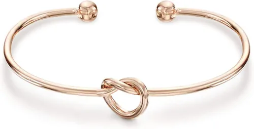 Miniatura 10 de PAVOI brazalete Bangle, nudo "amor eterno", ajustable, enchapado en oro 14 quilates