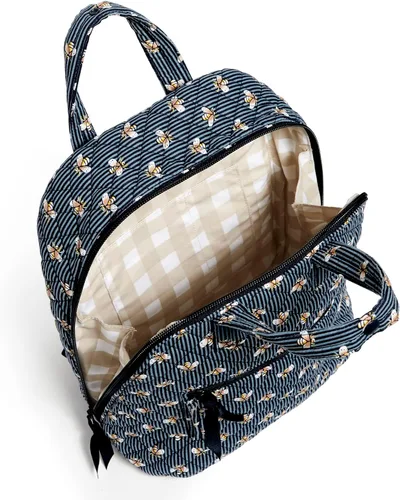 Miniatura 3 de Vera Bradley Mini mochila Totepack de algodón para mujer
