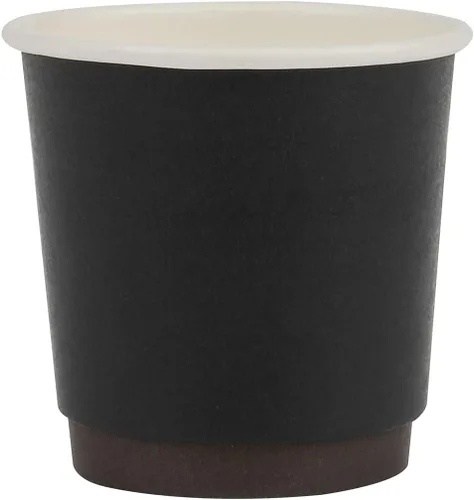 Miniatura 2 de Restaurantware Tazas de café de papel de 4 onzas, 25 tazas de papel desechables de doble pared, a prueba de fugas, reciclables, tazas calientes