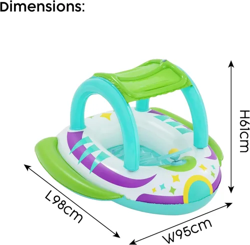 Miniatura 7 de Bestway Flotador inflable para niños Flotador inflable para piscina, flotador de natación, juguetes de piscina para niños y niñas
