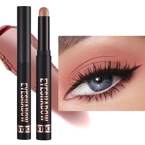 Miniatura 8 de Sombra de ojos en barra color gris topo malva, lápiz de sombra de ojos suave y suave, lápiz iluminador de sombra de ojos de alta pigmentación