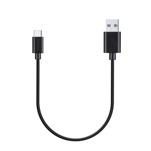 MaGeek Cable corto USB tipo C a USB 3.0 de 1 pie para Galaxy S8, S8+, MacBook, Nintendo Switch, Sony XZ, LG V20 G5 G6, HTC 10 y más (negro)