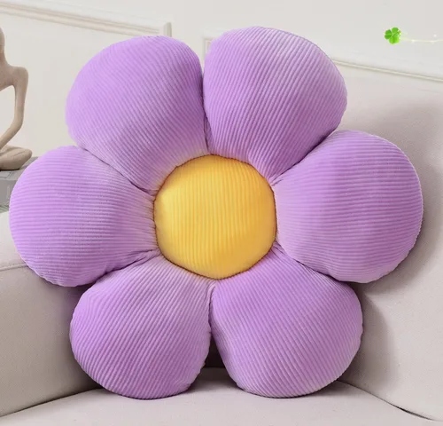 Miniatura 22 de Almohada de Flores, Linda Almohada Decorativa Cojín de Margaritas 15.75" Blanco Almohadas Decorativas para el Hogar para Cama, Sofá, Sillón